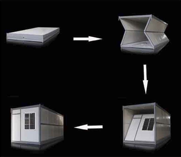 Foldable Office Unit: Quick Setup & Transport | PackPrefab